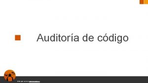 Auditora de cdigo All rights reserved www keepcoding