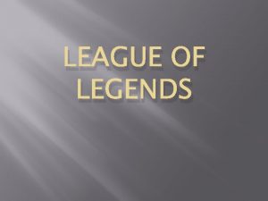 League of legends map