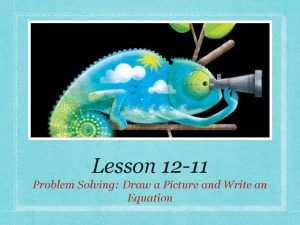 Lesson 12 11 Problem Solving Draw a Picture