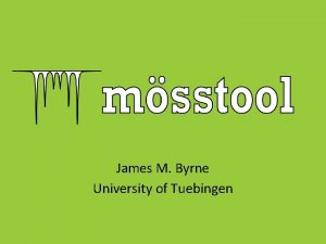 James M Byrne University of Tuebingen Mssbauer Spectroscopy