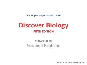Anu SinghCundy Michael L Cain Discover Biology FIFTH