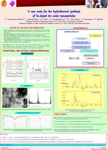 A new route for the hydrothermal synthesis of