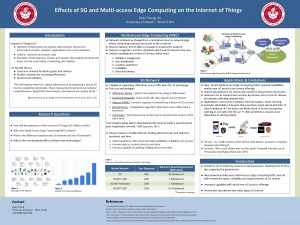 Effects of 5 G and Multiaccess Edge Computing