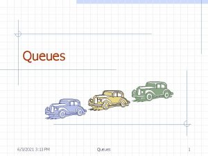 Queues 632021 3 13 PM Queues 1 Outline