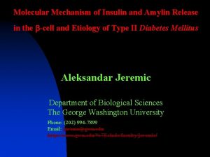 Molecular Mechanism of Insulin and Amylin Release in