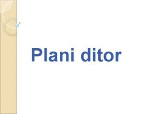 Plani ditor gjuhe shqipe
