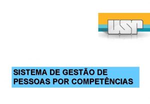 SISTEMA DE GESTO DE PESSOAS POR COMPETNCIAS Tpicos