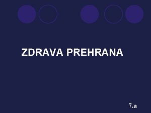 ZDRAVA PREHRANA 7 a DORUAK VEERA l Tvoja