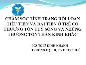 Tật nứt đốt sống Tật nứt đốt sống