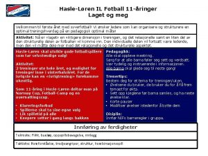 HasleLren IL Fotball 11 ringer Laget og meg