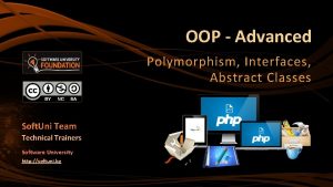 OOP Advanced Polymorphism Interfaces Abstract Classes Soft Uni