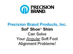 Precision Brand Products Inc Sof Shoe Shim Can