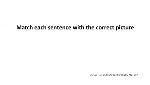 Match each picture with two sentences