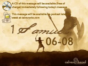 A CD of this message will be available