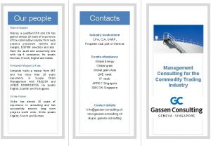 Our people Contacts Marcel Gassen Marcel a qualified