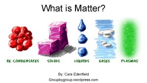 What is Matter By Cara Edenfield Groupbygroup wordpress