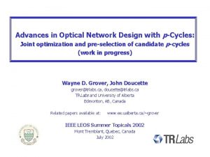 Advances in Optical Network Design with pCycles Joint