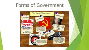 How are governments classified