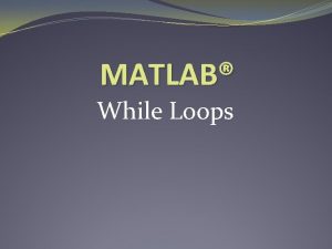 Do while matlab