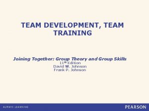 Joining together as a team to improve the quality