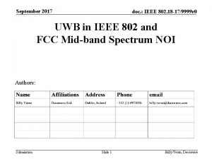 September 2017 doc IEEE 802 18 179999 r