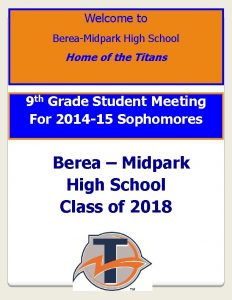 Berea midpark bell schedule