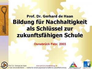 Gerhard de haan
