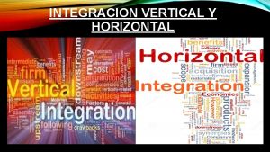 INTEGRACION VERTICAL Y HORIZONTAL INTEGRACION VERTICAL Por integracin