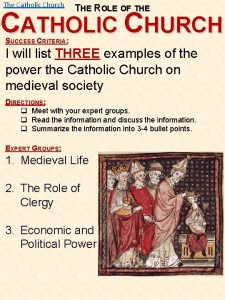 Catholic life
