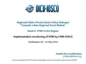 Regional PublicPrivate Sector Policy Dialogue Towards a New