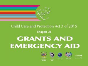 Child Care and Protection Act 3 of 2015