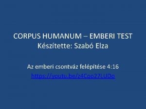Corpus humanum