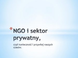 czyli konieczno i przywilej naszych czasw Fundacja Innowacji