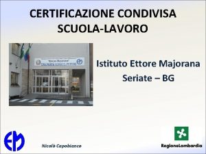 Istituto majorana seriate