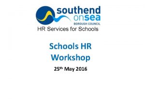 Hr service for schools