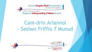 Camdrin Ariannol Sesiwn Friffio 7 Munud 1 BETH