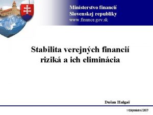 Www.finance.gov.sk