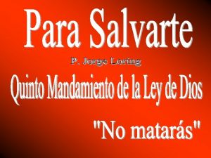 5to mandamiento de la ley de dios