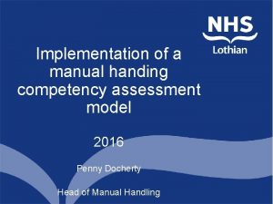 Moving and handling competency assessment template