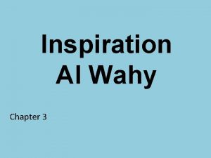 Inspiration Al Wahy Chapter 3 The Concept of