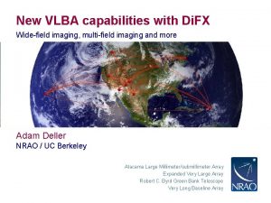 New VLBA capabilities with Di FX Widefield imaging