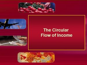 The Circular Flow of Income The Circular flow The Circular Flow of Income The Circular flow
