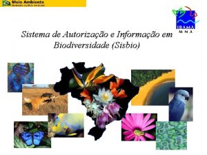 Sistema de Autorizao e Informao em Biodiversidade Sisbio