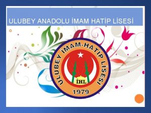 Ulubey imam hatip lisesi