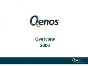 Qenos resins