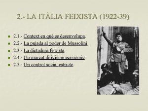 2 LA ITLIA FEIXISTA 1922 39 n n