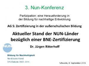 3 NunKonferenz Partizipation eine Herausforderung in der Bildung