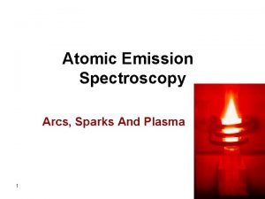 Atomic Emission Spectroscopy Arcs Sparks And Plasma 1