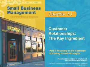 Customer Relationships The Key Ingredient Part 4 Focusing