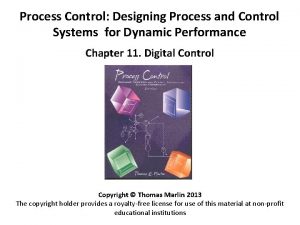 Process Control Designing Process and Control Systems for